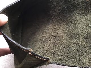 Bolso pequeño de piel verde