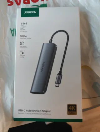 UGREEN 7 en 1 USB-C Hub 4K HDMI PD 100W