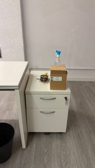 Mesa L + Cajonera + 2 Armarios