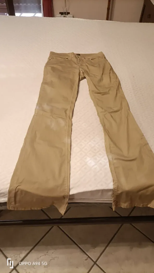 Pantaloni estivi donna beige taglia 42 NUOVI