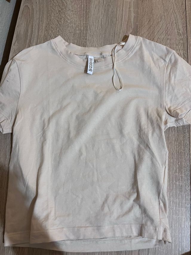 Crop top H&M beige
