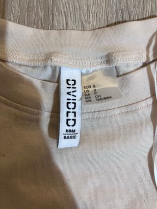 Crop top H&M beige