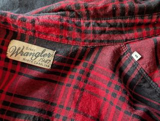 Camisa cuadros Wrangler Talla S