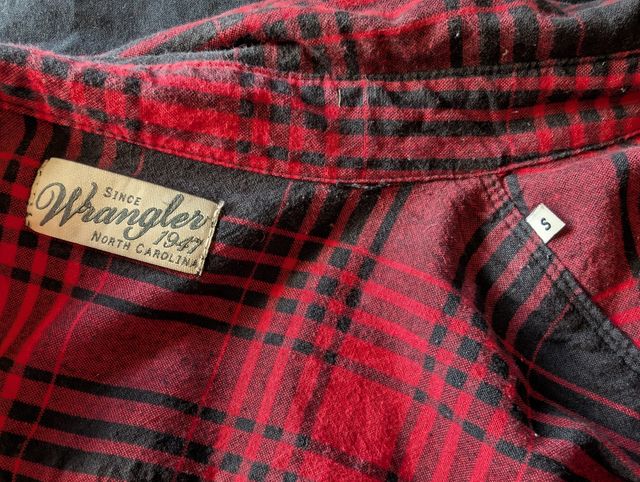 Camisa cuadros Wrangler Talla S
