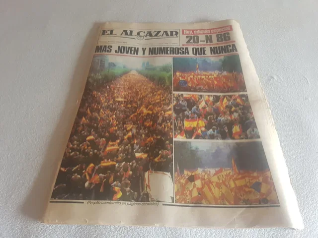 Periódico El Alcázar 20-N 86