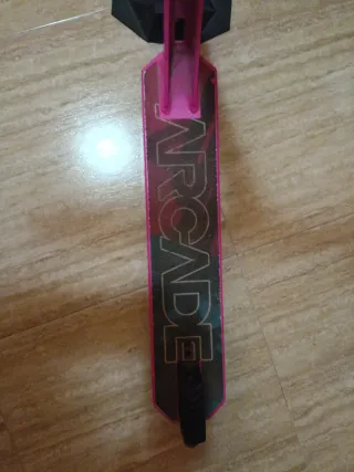 Patinete freestyle rosa y negro