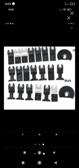 Pack 24 hojas multiherramienta oscilante