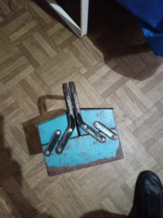 Caja de herramientas vintage HECO