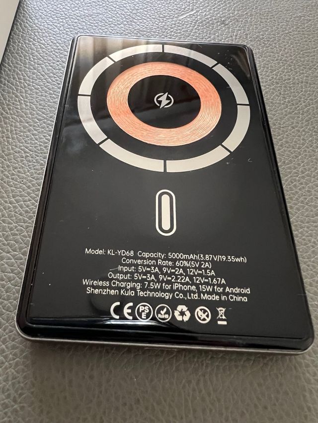 Batería Magnética KUULAA 5000mAh Carga Rápida