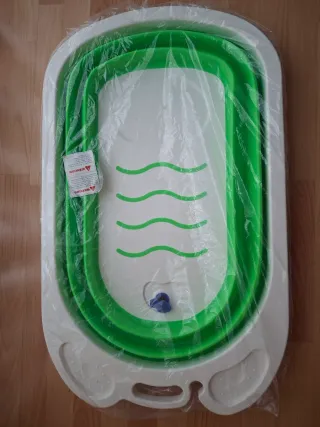 Bañera Plegable Bebé Verde