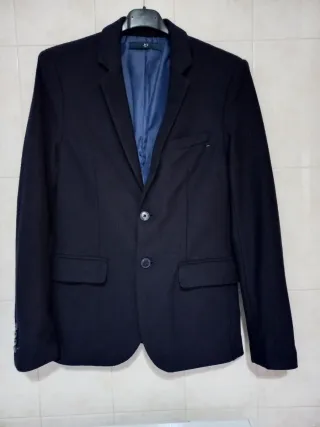 Chaqueta de hombre azul marino