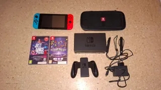 Nintendo Switch + Juegos y Accesorios