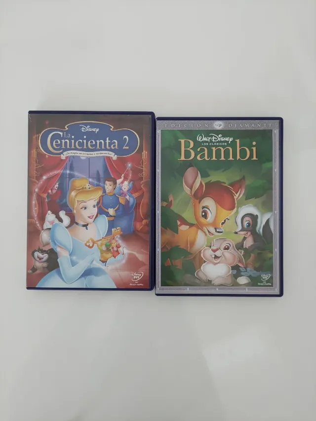 Lote 4 Películas Disney DVD (Español)