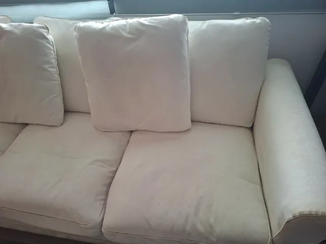 Sofá Ikea Blanco 3/4 Plazas