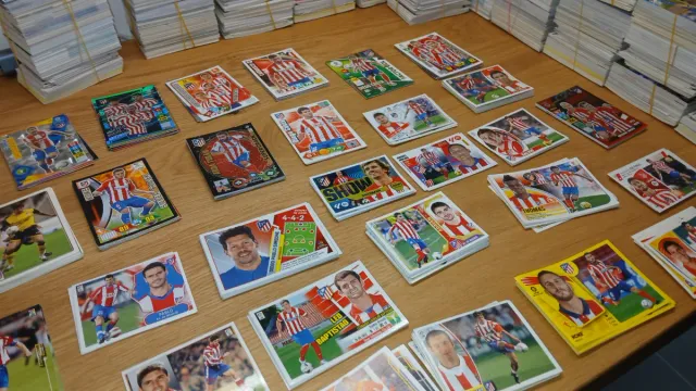260 cromos ATLÉTICO DE MADRID. Lote