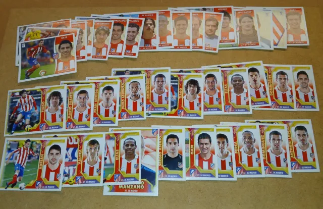 260 cromos ATLÉTICO DE MADRID. Lote