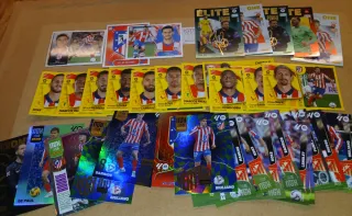 260 cromos ATLÉTICO DE MADRID. Lote