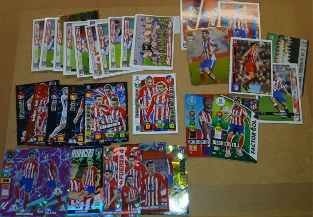 260 cromos ATLÉTICO DE MADRID. Lote