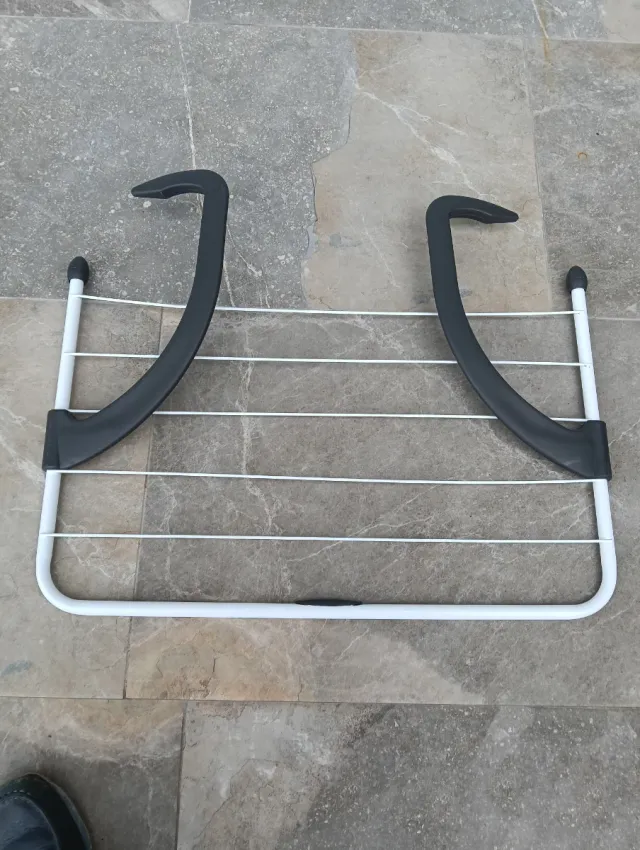 Tendedero plegable para balcón Sin plástico (Nuevo