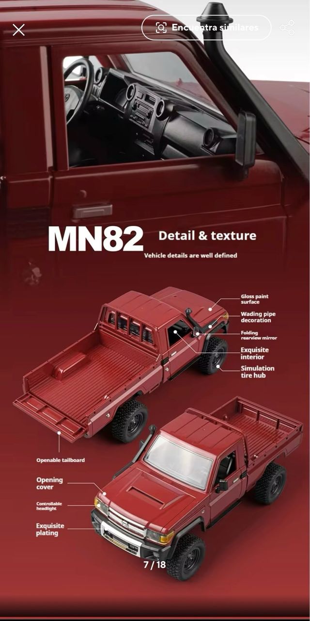 RC Crawler Toyota Land Cruiser 4WD Pick-Up