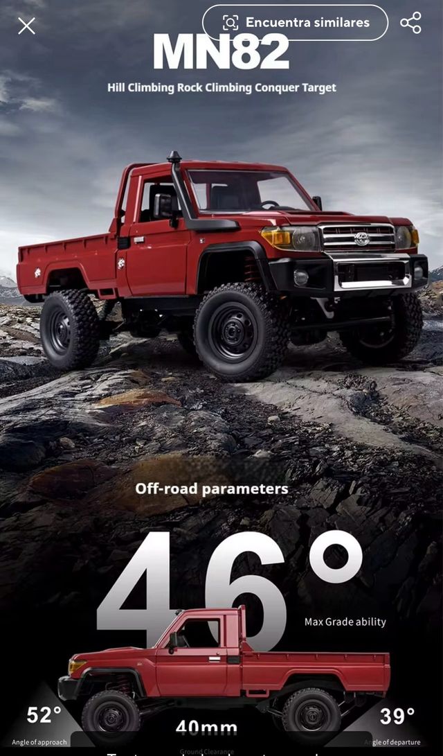 RC Crawler Toyota Land Cruiser 4WD Pick-Up