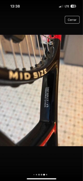 Raqueta de Tenis Titanium Mid Size