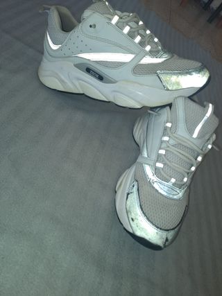 Dior B22 Talla 43 Blanco Plata