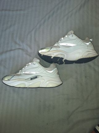 Dior B22 Talla 43 Blanco Plata