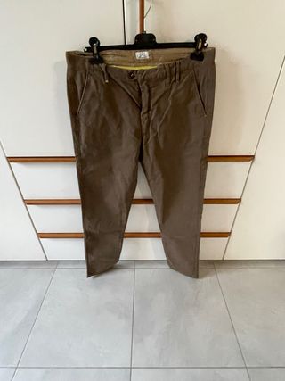 Pantaloni marroni uomo