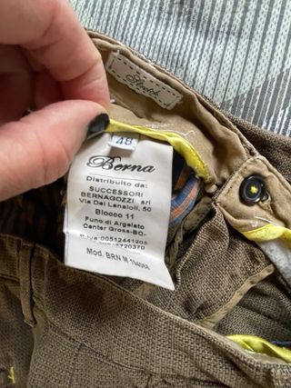 Pantaloni marroni uomo