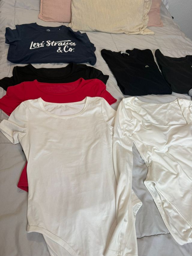 Pack 3 Camisetas: Lacoste, Nike, Levi's