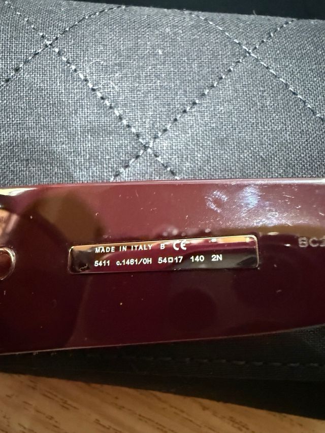 Occhiali da sole Chanel Borgogna