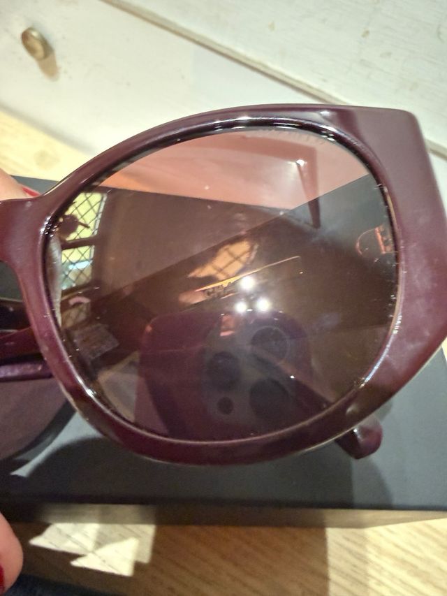 Occhiali da sole Chanel Borgogna
