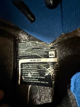 Casco Quiksilver Talla M Esquí/Snow