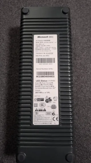 Fuente Alimentación Xbox 360 Microsoft