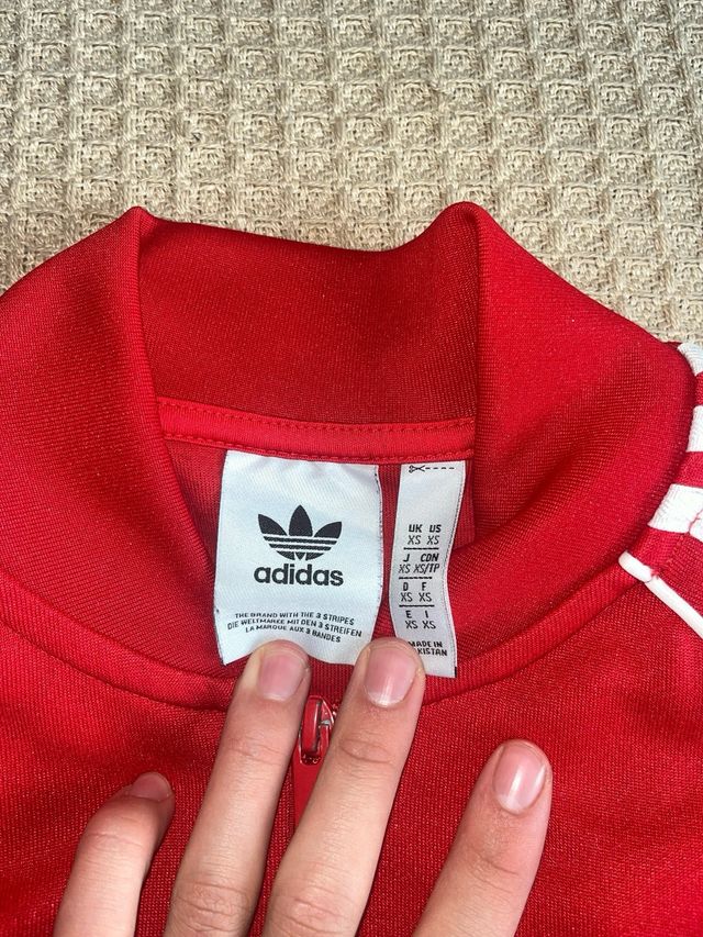 Conjunto Adidas Chándal Rojo Talla S