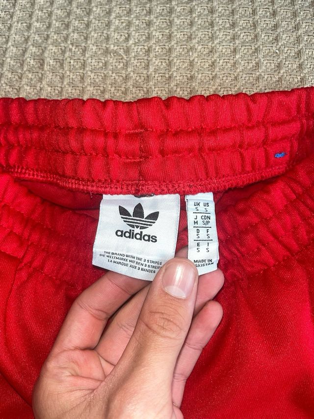 Conjunto Adidas Chándal Rojo Talla S