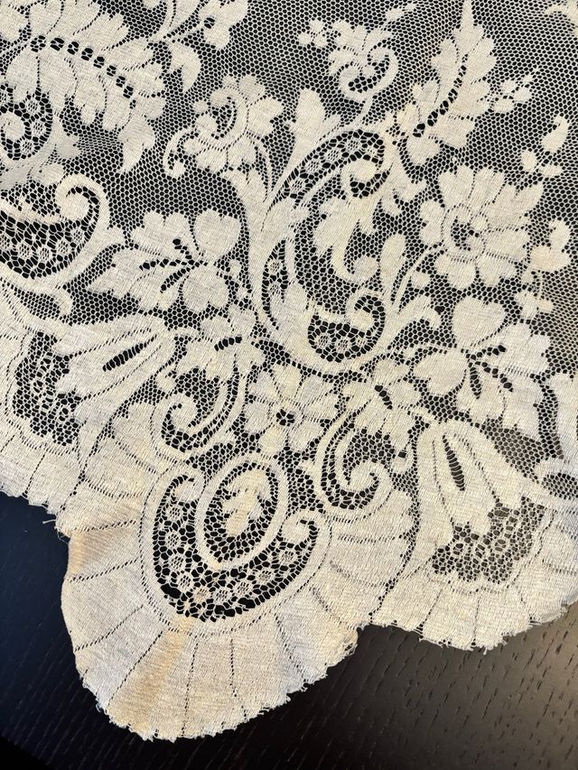 Mantilla Fallera Antigua Encaje