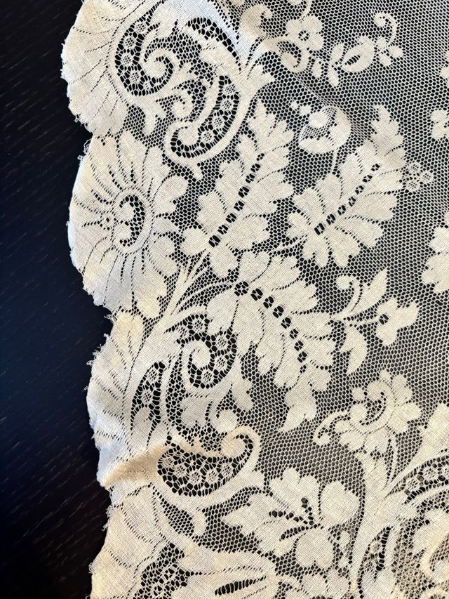 Mantilla Fallera Antigua Encaje