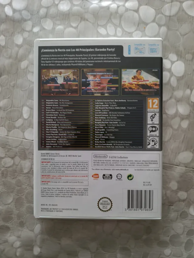 Los 40 Principales Karaoke Party Wii