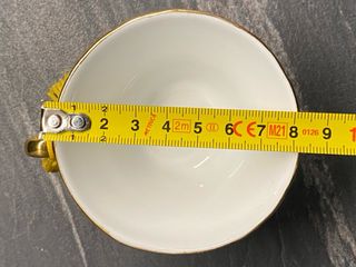 Tazzina vintage porcellana Adamo Gold