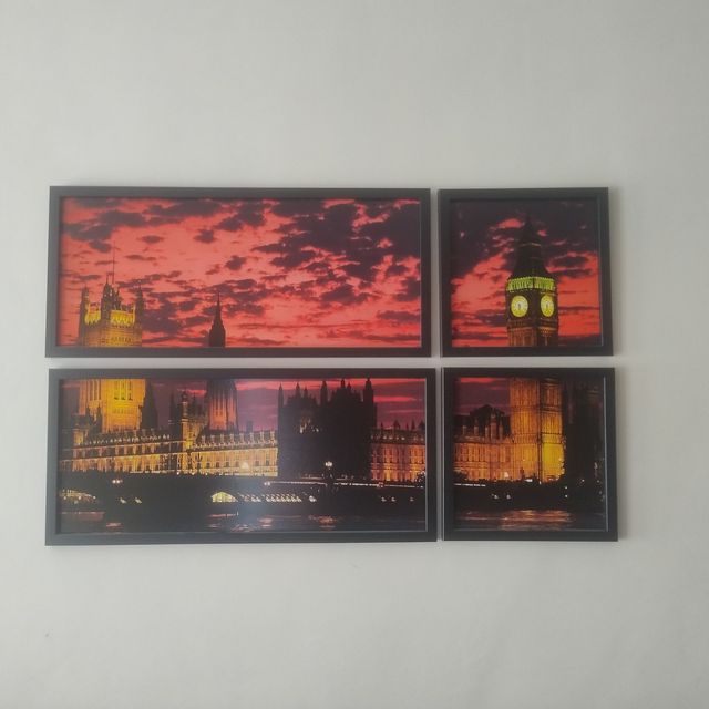 Cuadro Decoración Londres Atardecer