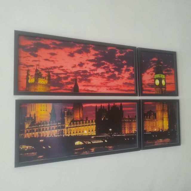 Cuadro Decoración Londres Atardecer