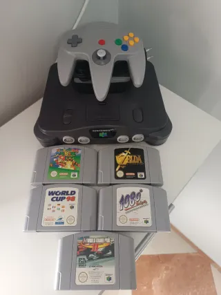 Nintendo 64. Zelda + Mario y otros.