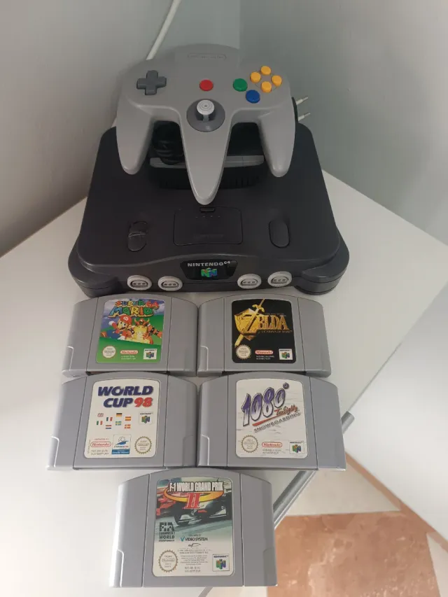 Nintendo 64. Zelda + Mario y otros.