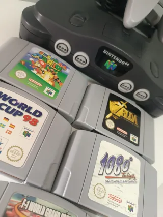 Nintendo 64. Zelda + Mario y otros.