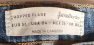 Pantalón vaquero ancho azul