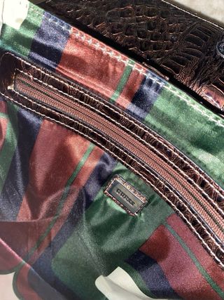 Borsa Guess Los Angeles Effetto Cocco Marrone