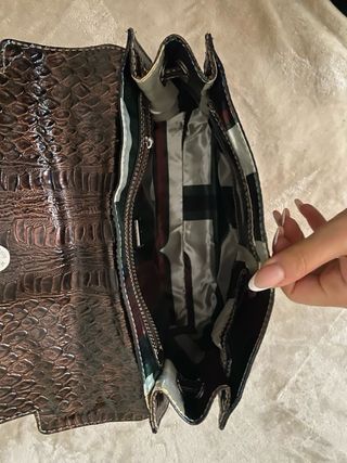 Borsa Guess Los Angeles Effetto Cocco Marrone