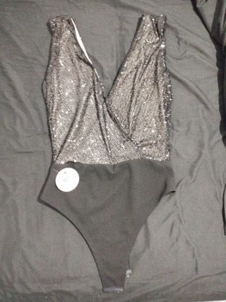 Body lentejuelas fiesta talla M